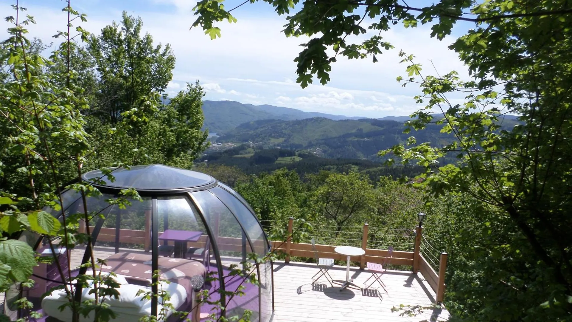 خيمة فخمة Nuits D'Y Cimes : Nuit Insolite Bulle, Spa Jaunac فرنسا